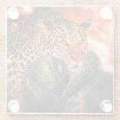 ジャガー ガラスコースター (裏面)