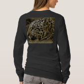 ジャガー サファリ アフリカ 猫 平和 自然 命運 Tシャツ (裏面)