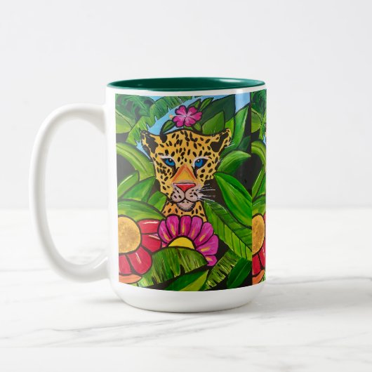 ジャガー ツートーンマグカップ (左)