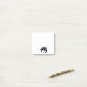 ジャガー・ディアブロ白いノートパッド ポストイット (デスク上)