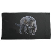 ジャガー・ディアブロ黒毛枕ケース 枕カバー (正面右)