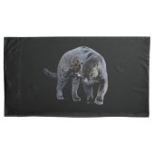 ジャガー・ディアブロ黒王ピローケース 枕カバー (正面)