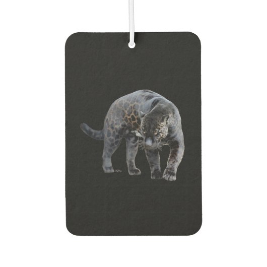 ジャガー・ディアブロ黒車の空気清浄機 カーエアーフレッシュナー (正面)