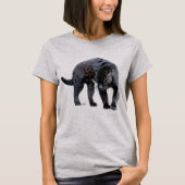 ジャガー ディアブロ 女性 スチール グレー Tシャツ (正面)