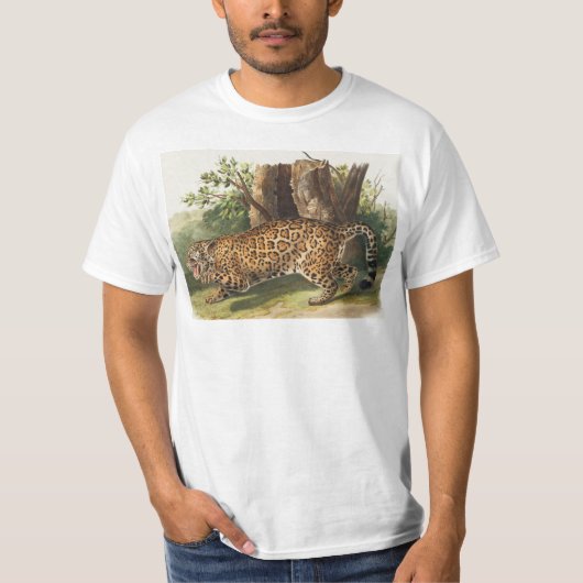 ジャガー(フェリスオンカ)イラストレーション Tシャツ (正面)