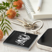 ジャガー – ブラックパンサー キーホルダー (正面右)