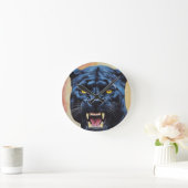 ジャガー – ブラックパンサー ラウンド壁時計 (ホーム)