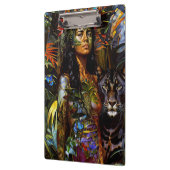 ジャガー・ブロッサム – アマゾニアの女性 クリップボード (左)