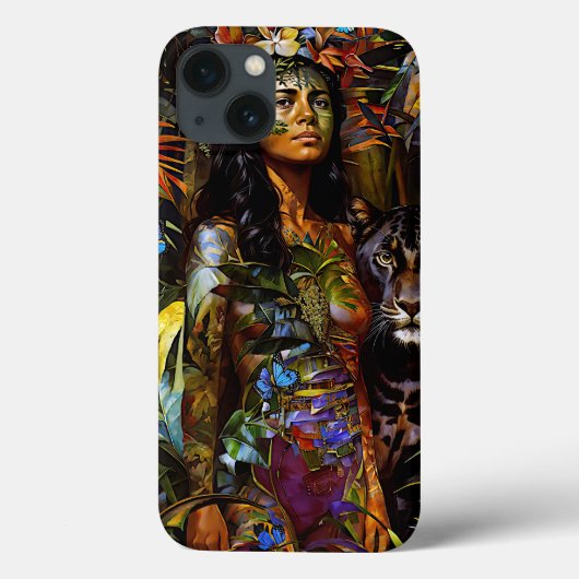 ジャガー・ブロッサム – アマゾニアの女性 Case-Mate iPhoneケース (裏面)