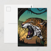 ジャガー ポストカード (正面/裏面)