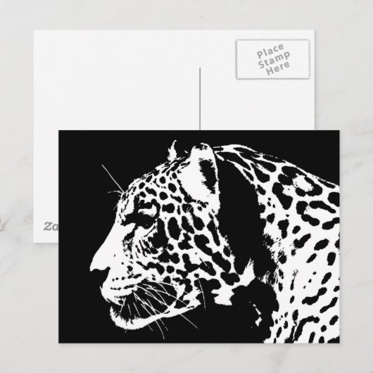 ジャガー ポストカード (正面/裏面)