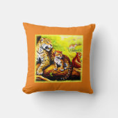 ジャガー・ママとカブリラックススはジャングルにいる。買今 クッション (正面)
