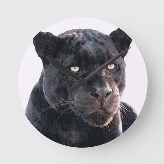ジャガー ラウンド壁時計 (正面)