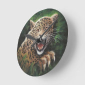 ジャガー ラウンド壁時計 (傾斜)