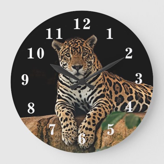 ジャガー ラージ壁時計 (正面)