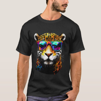 ジャガー 大型猫 ヒョウ 面白い 猫好き かわいい ジャガー Tシャツ