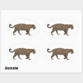 ジャガー 楕円形シール (シート)