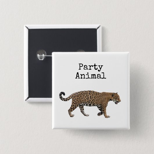 ジャガー 缶バッジ (正面&裏面)