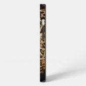 ジャガー、野生猫、ネコ iPhoneケース (左側面)