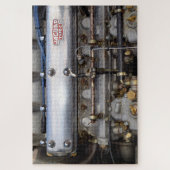 ジャガーC型モーター。 ジグソーパズル (縦)