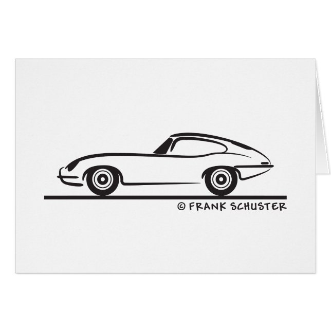 ジャガーE型クーペ (正面横)