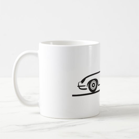 ジャガーE型クーペ コーヒーマグカップ (左)