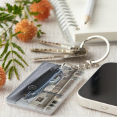 ジャガーE型ハードトップ キーホルダー (正面右)