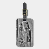 ジャガーE型 ラゲッジタグ (正面縦)