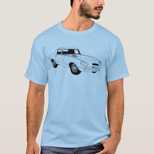 ジャガーE型Tシャツ Tシャツ (正面)