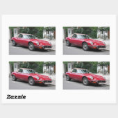 ジャガーE 長方形シール (シート)