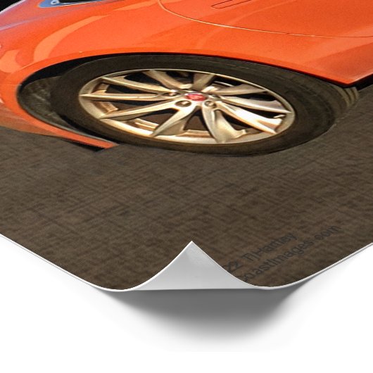 ジャガーF-TYPEクーペポスター ポスター (角)