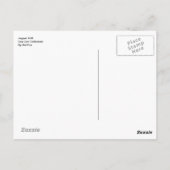 ジャガーXJ6 ポストカード (裏面)