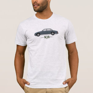 ジャガーXJ8ラグジュアリーカーギフトブルー- Tシャツ