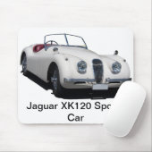 ジャガーXK120のスポーツ・カー マウスパッド (マウス)