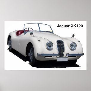 ジャガーXK120ポスター ポスター