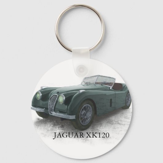 ジャガーXK120 キーホルダー (正面)