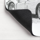 ジャガーXK120 マウスパッド (コーナー)