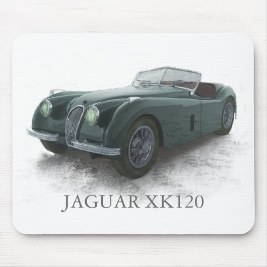 ジャガーXK120 マウスパッド (正面)