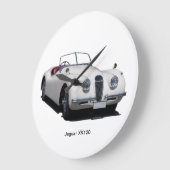 ジャガーXK120 ラージ壁時計 (傾斜)