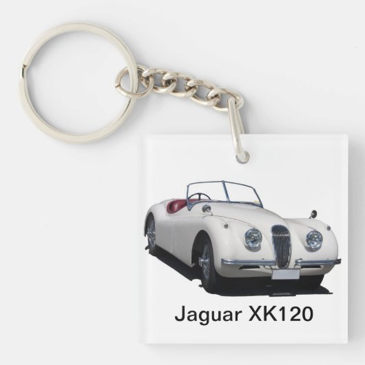 ジャガーXK120 Keychain キーホルダー (正面)
