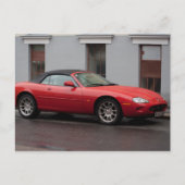 ジャガーXK8カブリオレ ポストカード (正面)