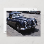 ジャガーXK 120 ポストカード (正面/裏面)