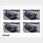 ジャガーXK 120 長方形シール (シート)
