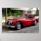 ジャガーXK 120 FHC ポスター (正面)
