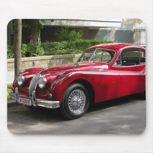 ジャガーXK 120 FHC マウスパッド (正面)