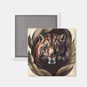 ジャガ威厳のあるール – ジャングルの王 マグネット (正面/裏面)