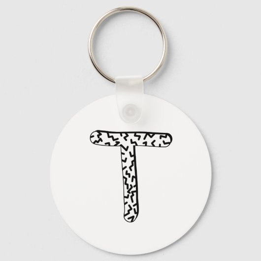 ジャギーT キーホルダー (正面)