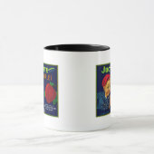 ジャクシバイトApple Crate LabelYakima, WA マグカップ (中央)