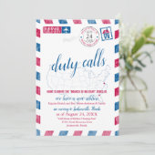 ジャクストンビルフロリダ軍隊の移動発表 招待状 (スタンド正面)