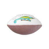 ジャクソンのカメレオン漫画イラストレーション アメリカンフットボール (回転90)